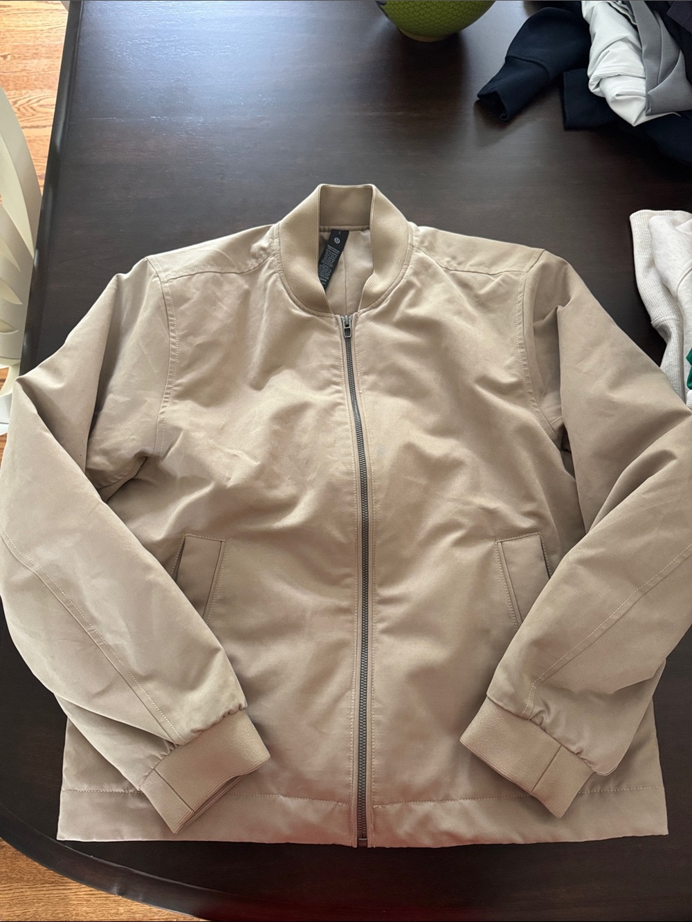 LULULEMON Tan Brown Utility Zip Up Jacket S